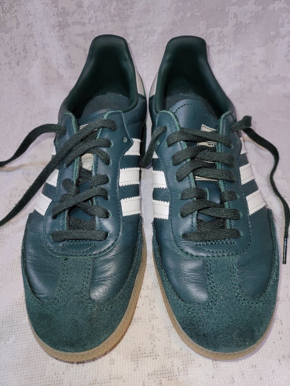 Adidas Samba OG Mineral Green Off White Putty Gray JI4469 Big Kids Size 5 Shoes - Picture 3 of 16